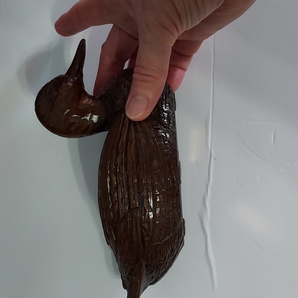 Red Mill Mfg.Mallard Duck Handcrafted Reproductions. Brown 8 in.Lx4 in.Hx4in.W - Picture 3 of 11
